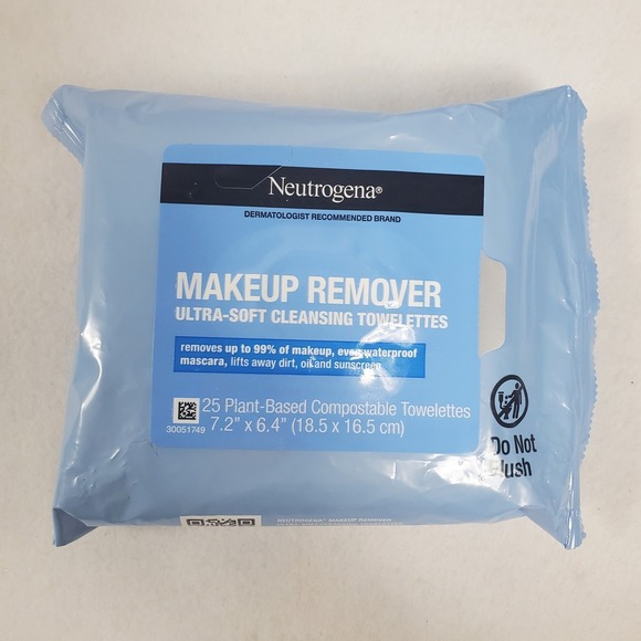Neutrogena Makeup Remover Ultra Soft Cleansing Towelettes 25ct 2 Pack 50 Total - Picture 2 of 5